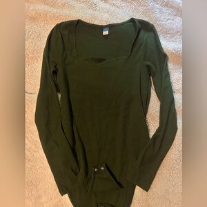 OLD NAVY Dark Green bodysuit